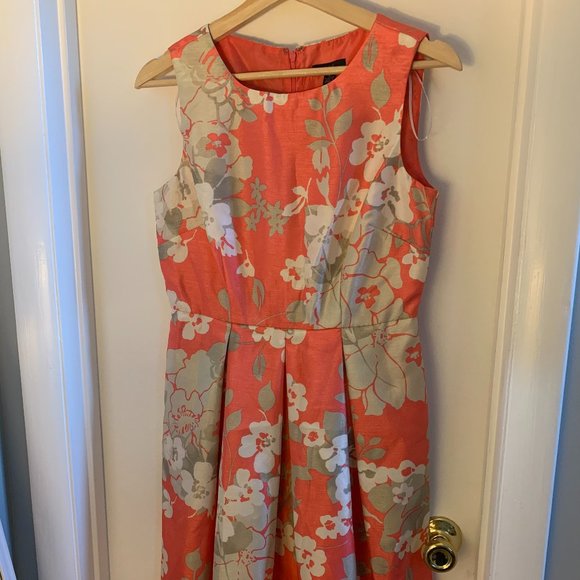 Peach R&K Dress Sz 4P - Picture 2 of 2